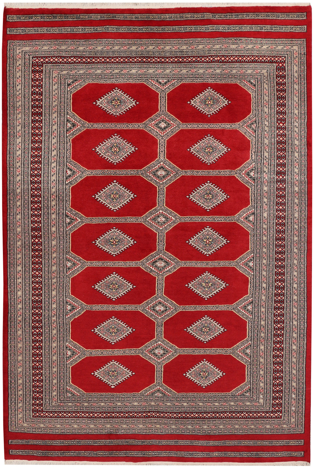Firebrick Jaldar 5' 7 x 8' 2 - No. 47861 - ALRUG Rug Store
