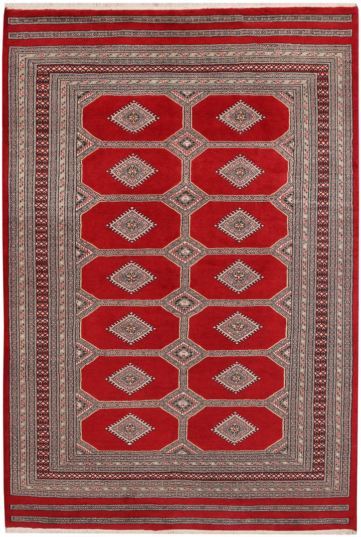 Firebrick Jaldar 5' 7 x 8' 2 - No. 47861 - ALRUG Rug Store