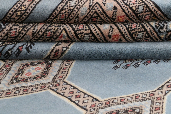 Light Slate Grey Jaldar 5'  6" x 8' " - No. QA33173