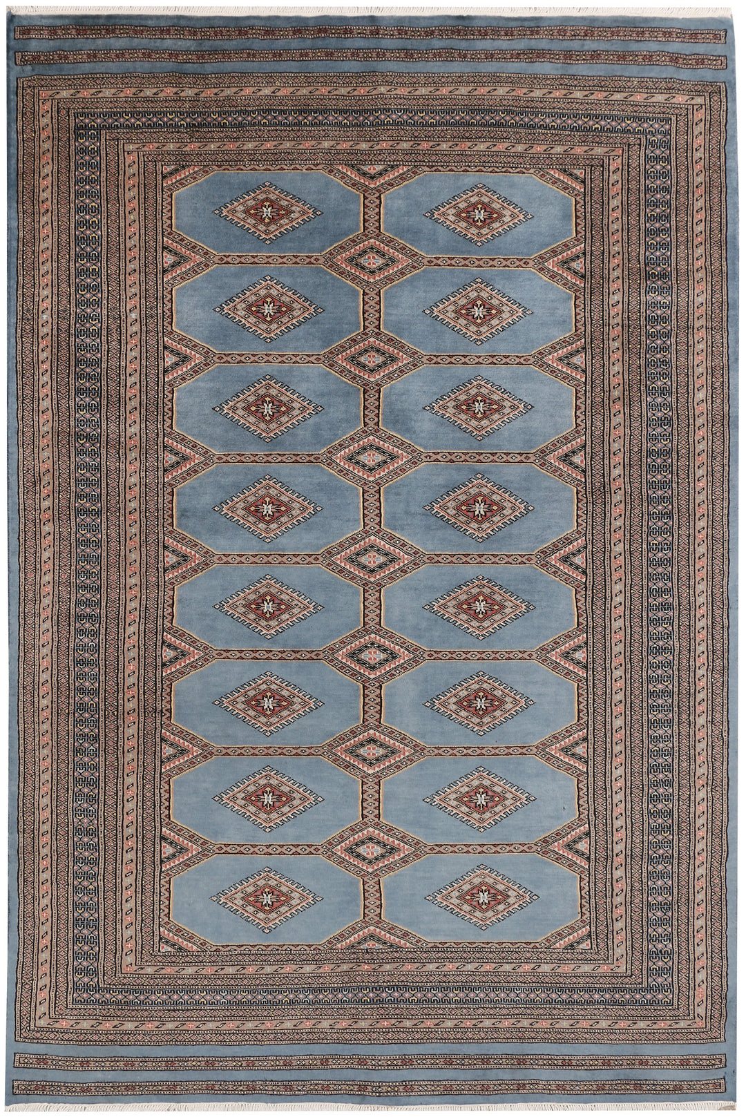Light Slate Grey Jaldar 5' 6 x 8' 2 - No. 47868 - ALRUG Rug Store