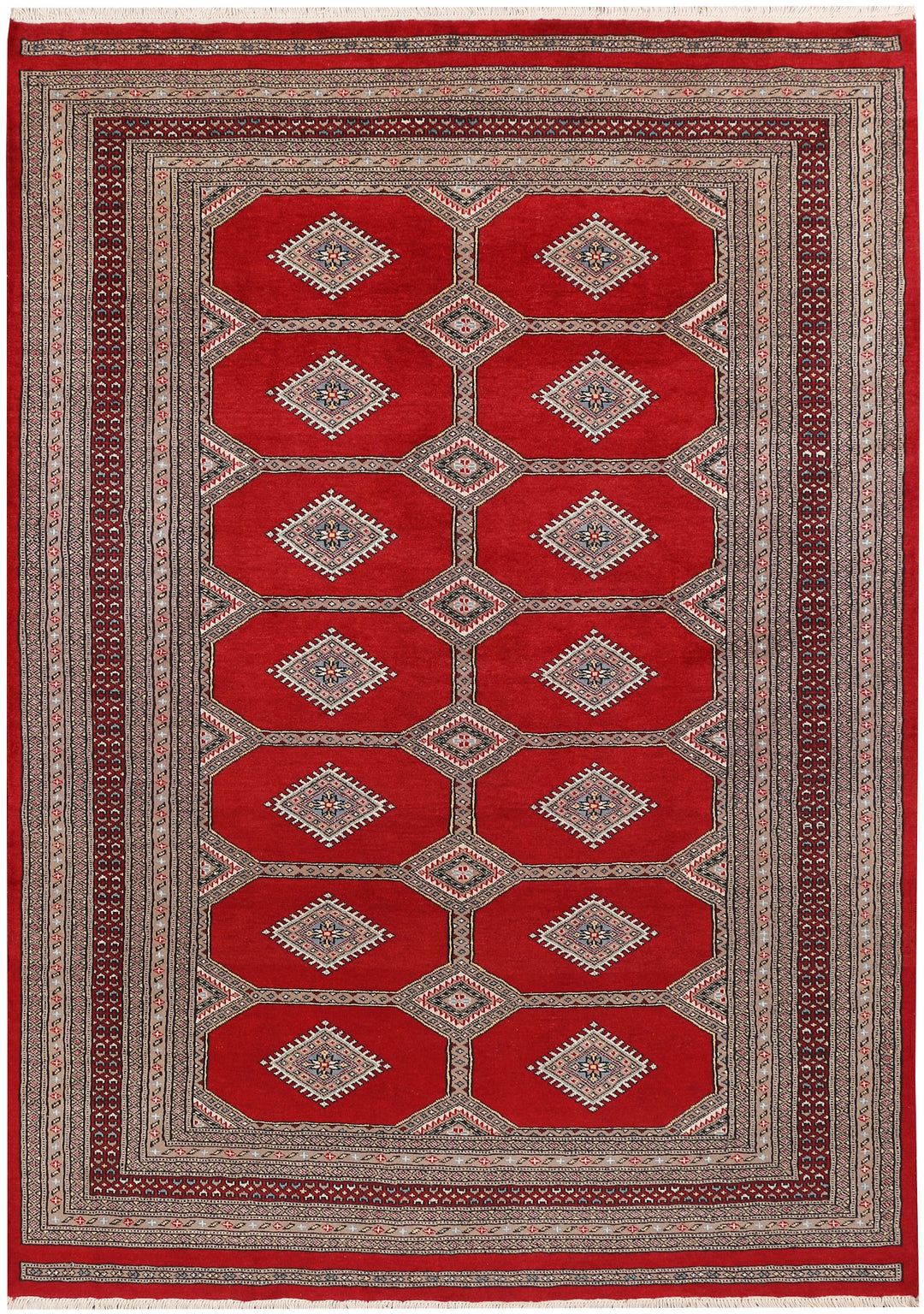 Firebrick Jaldar 5' 7 x 7' 9 - No. 47869 - ALRUG Rug Store