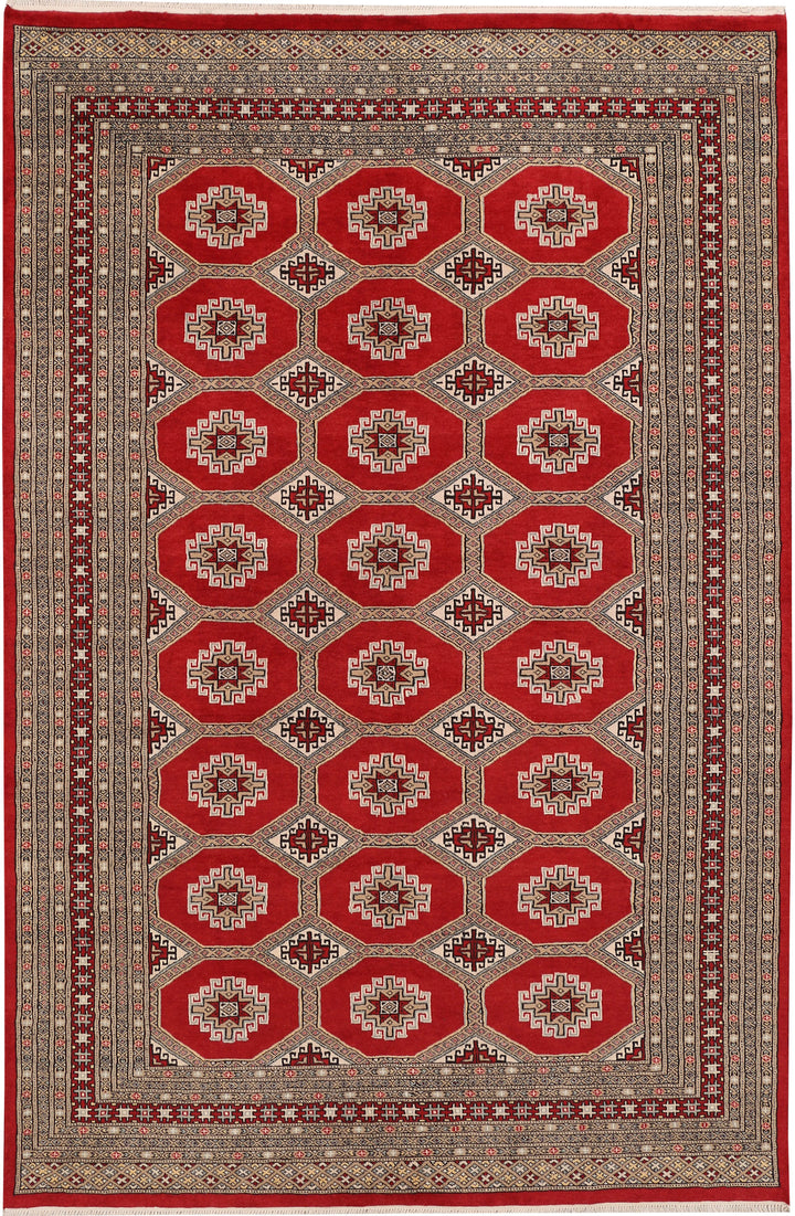 Dark Red Jaldar 5' 5 x 8' 2 - No. 47877 - ALRUG Rug Store