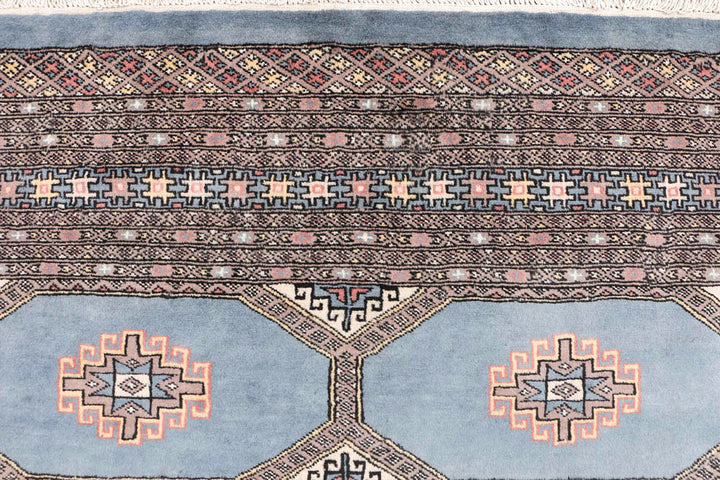 Light Steel Blue Jaldar 5' 5 x 7' 9 - No. 47878 - ALRUG Rug Store