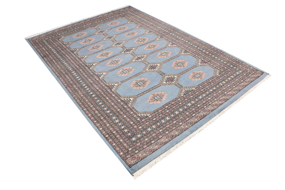Light Steel Blue Jaldar 5' 5 x 7' 9 - No. 47878 - ALRUG Rug Store