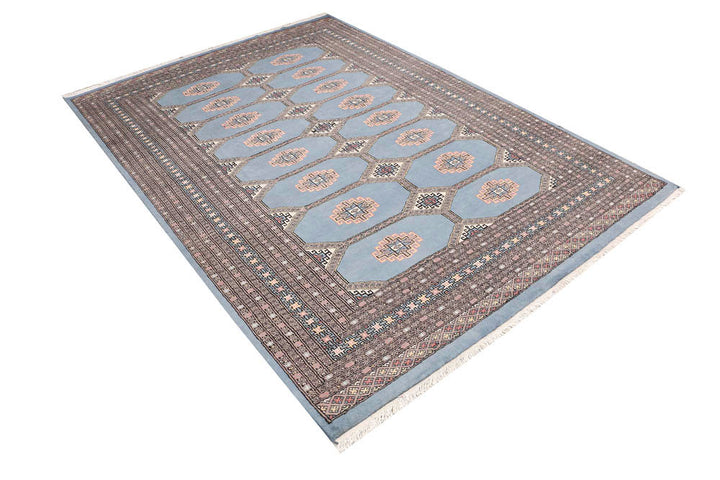 Light Steel Blue Jaldar 5' 5 x 7' 9 - No. 47878 - ALRUG Rug Store