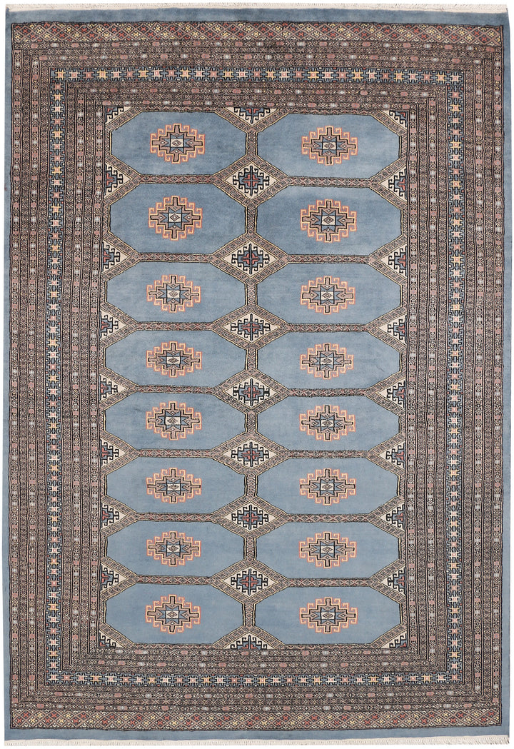 Light Steel Blue Jaldar 5' 5 x 7' 9 - No. 47878 - ALRUG Rug Store