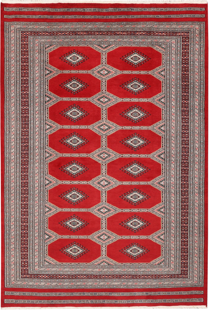 Dark Red Jaldar 5' 6 x 8' 1 - No. 47882 - ALRUG Rug Store