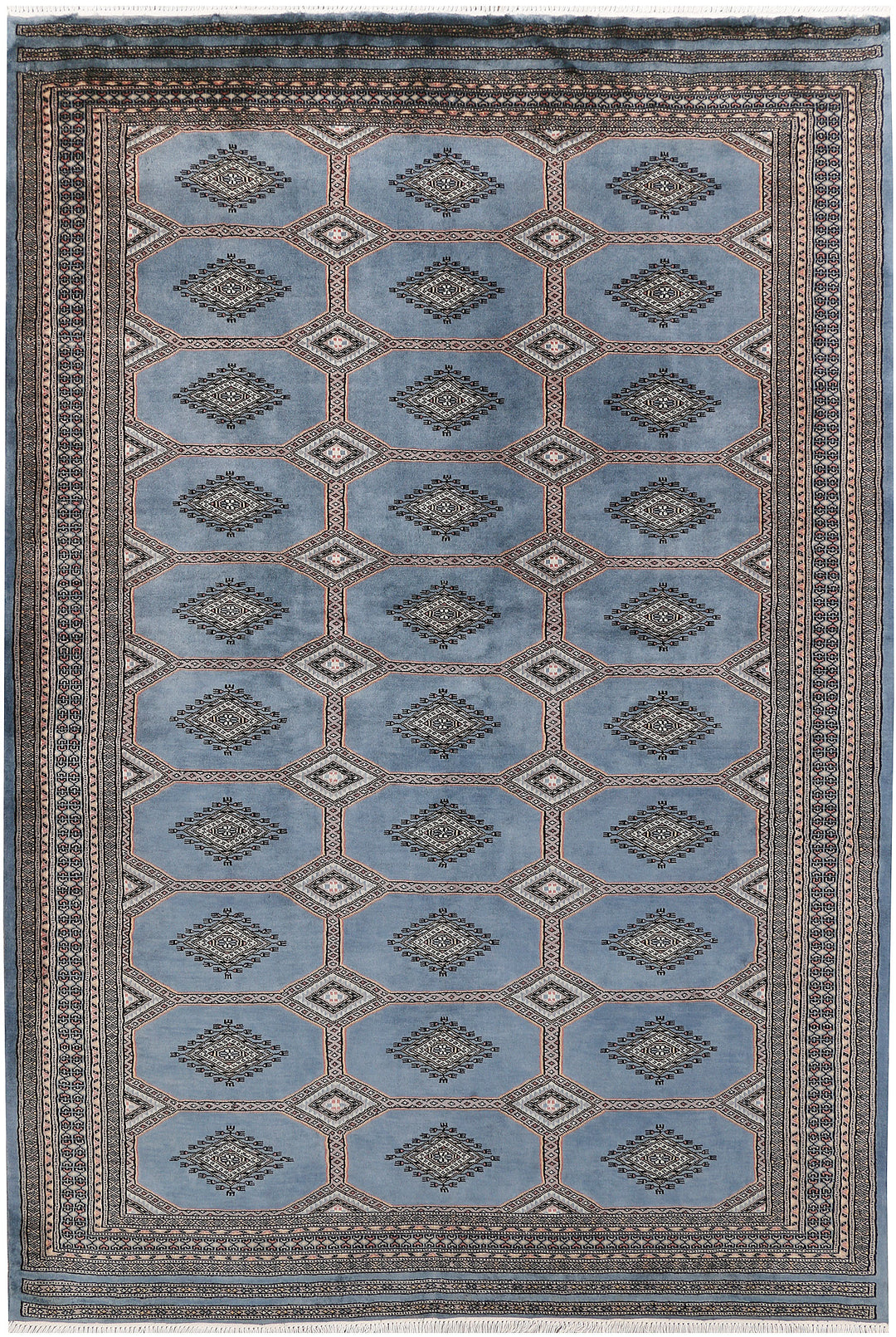 Light Slate Grey Jaldar 5' 10 x 8' 8 - No. 47889 - ALRUG Rug Store
