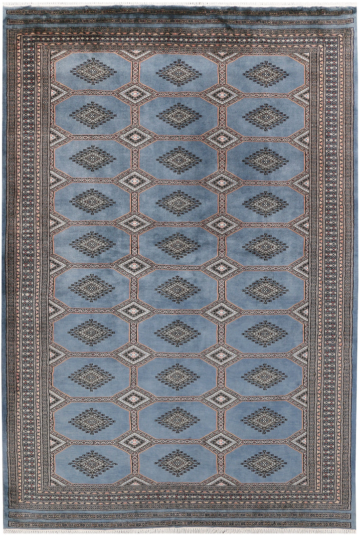 Light Slate Grey Jaldar 5'  10" x 8'  8" - No. QA85999