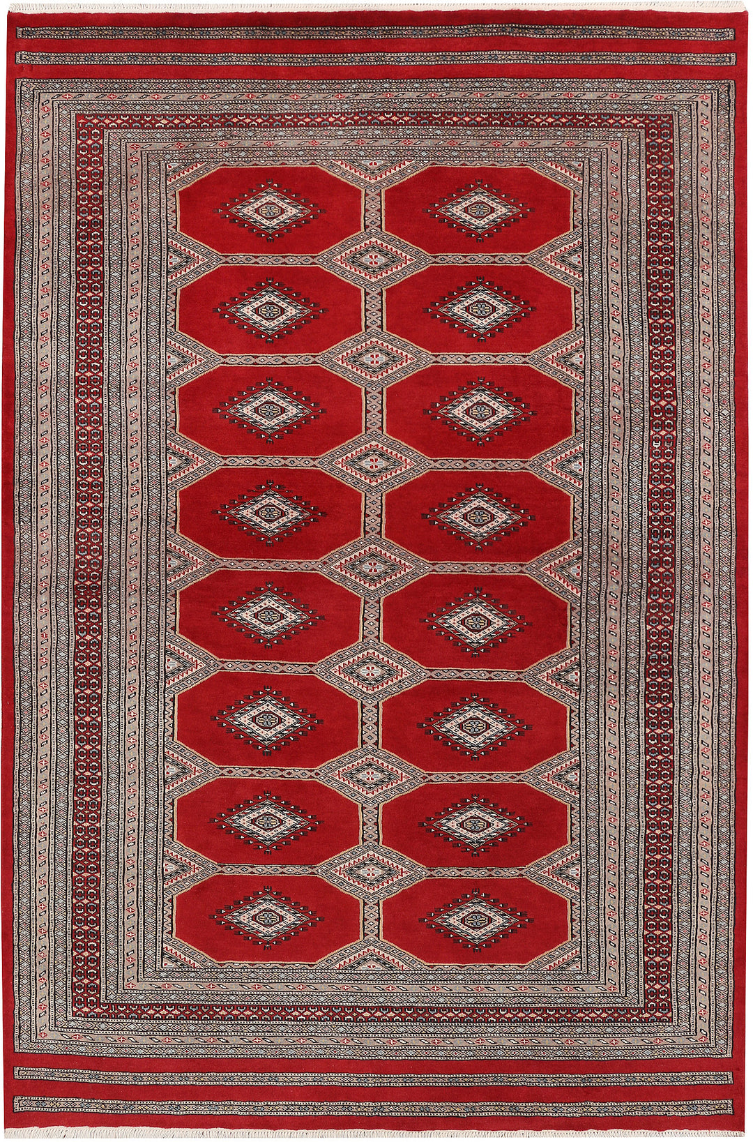 Dark Red Jaldar 5' 6 x 8' 4 - No. 47890 - ALRUG Rug Store