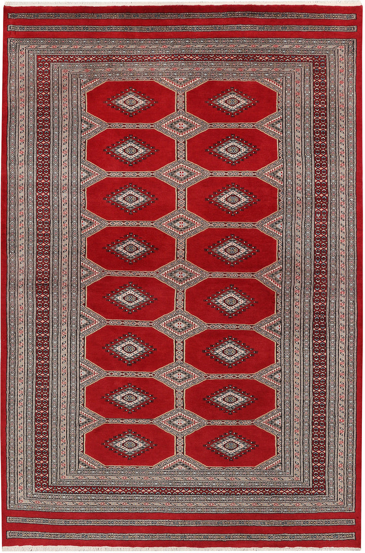 Dark Red Jaldar 5' 6 x 8' 4 - No. 47890 - ALRUG Rug Store