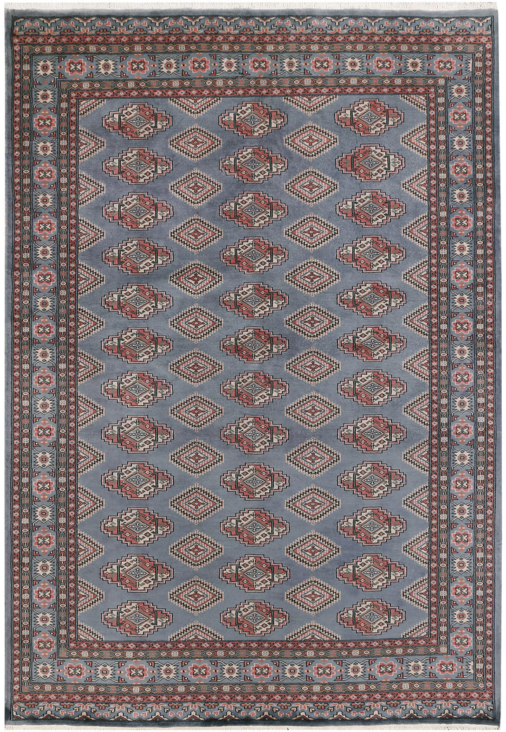 Light Slate Grey Jaldar 5'  6" x 7'  11" - No. QA17455