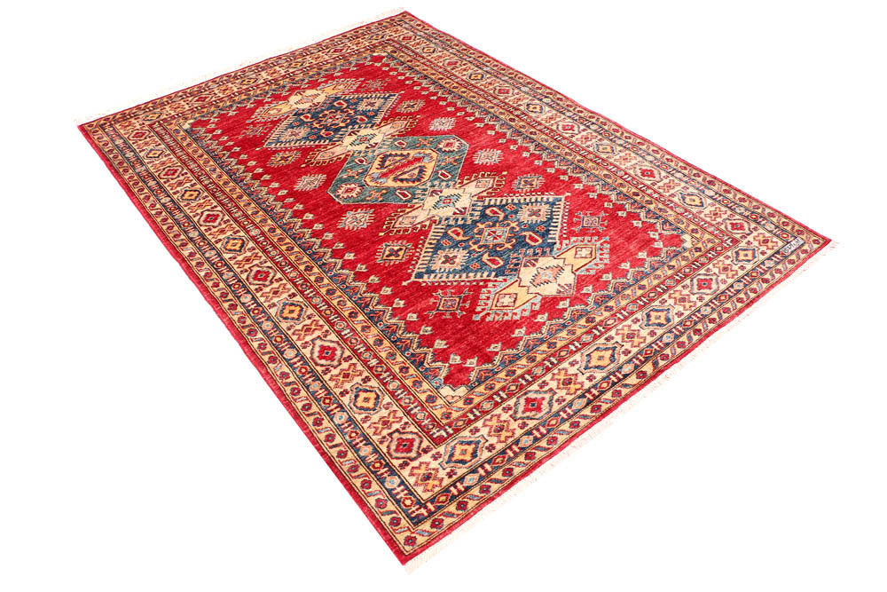Firebrick Kazak 4' 11 x 6' 10 - No. 47896 - ALRUG Rug Store