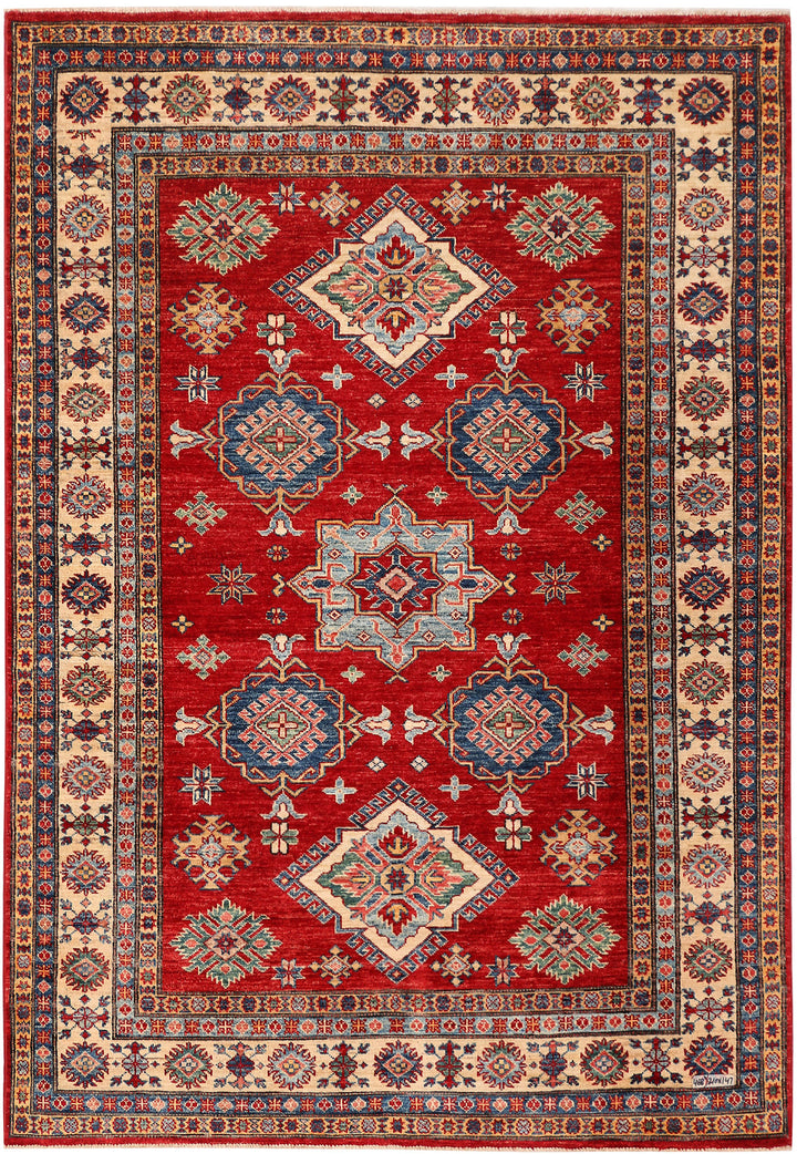 Firebrick Kazak 4' 10 x 6' 11 - No. 47900 - ALRUG Rug Store