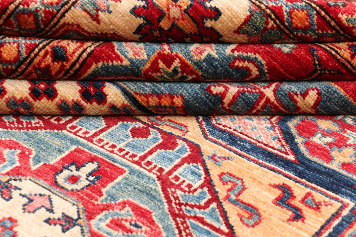 Multi Colored Kazak 4' 11 x 6' 11 - No. 47902 - ALRUG Rug Store