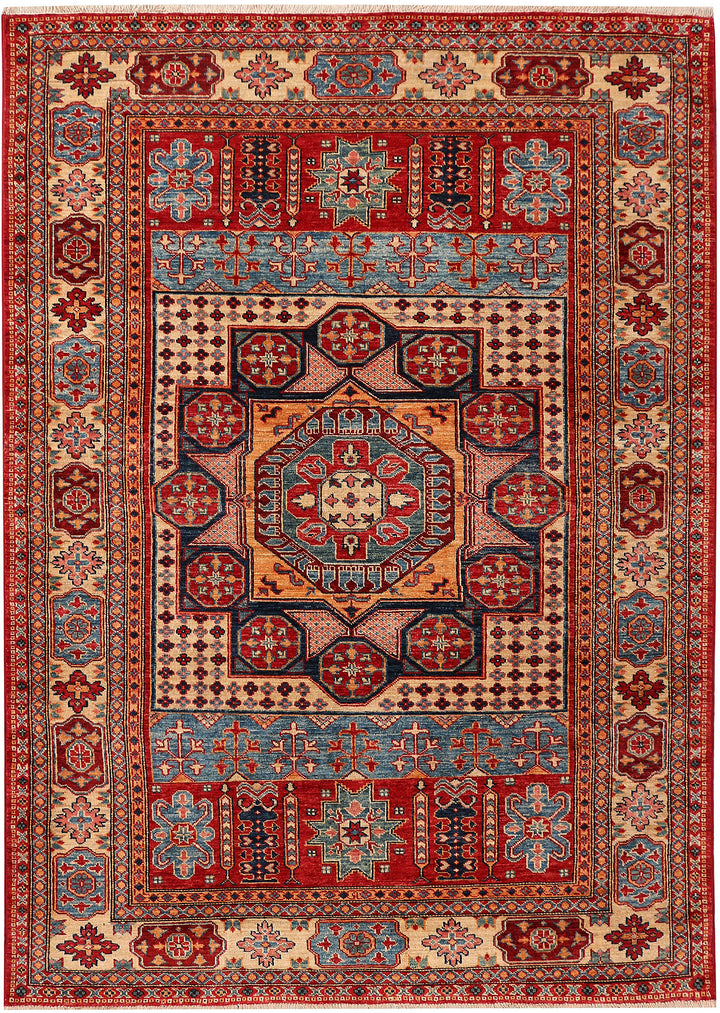 Multi Colored Kazak 4' 11 x 6' 11 - No. 47902 - ALRUG Rug Store