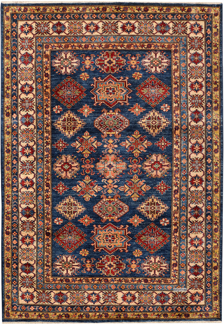 Navy Kazak 4' 9 x 6' 10 - No. 47903 - ALRUG Rug Store