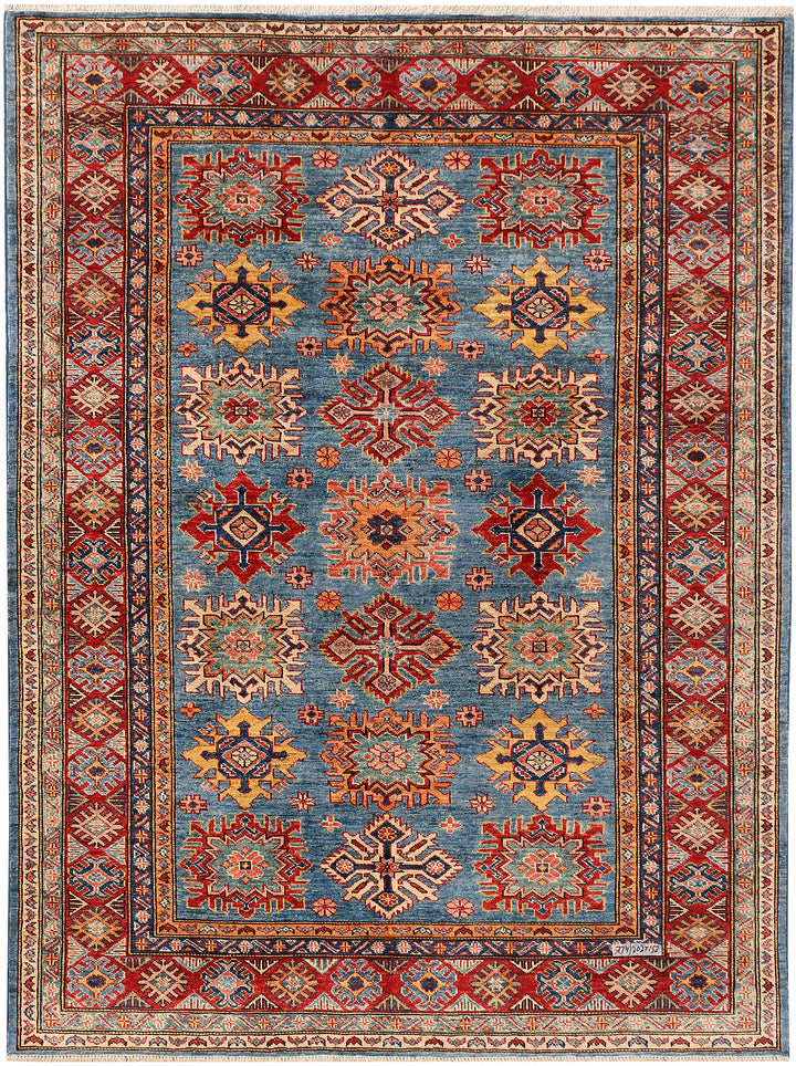 Steel Blue Kazak 5' x 6' 8 - No. 47905 - ALRUG Rug Store
