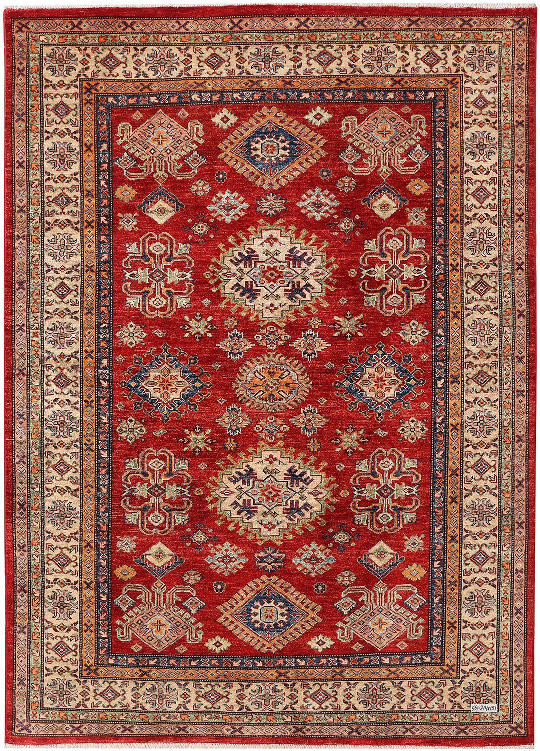 Firebrick Kazak 4' 11 x 7' - No. 47906 - ALRUG Rug Store
