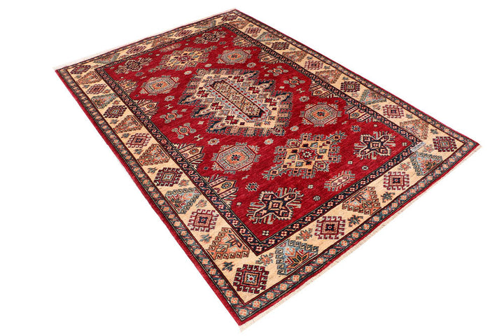 Firebrick Kazak 4' 9 x 6' 11 - No. 47909 - ALRUG Rug Store