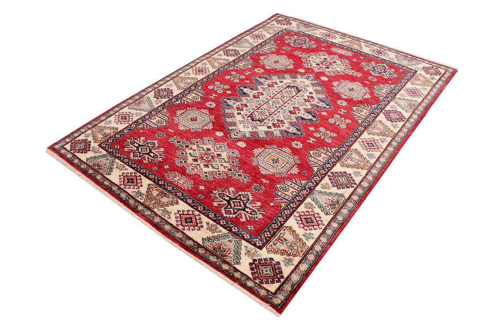 Firebrick Kazak 4' 9 x 6' 11 - No. 47909 - ALRUG Rug Store