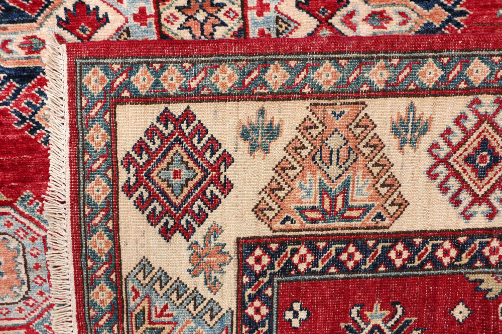 Firebrick Kazak 4' 9 x 6' 11 - No. 47909 - ALRUG Rug Store