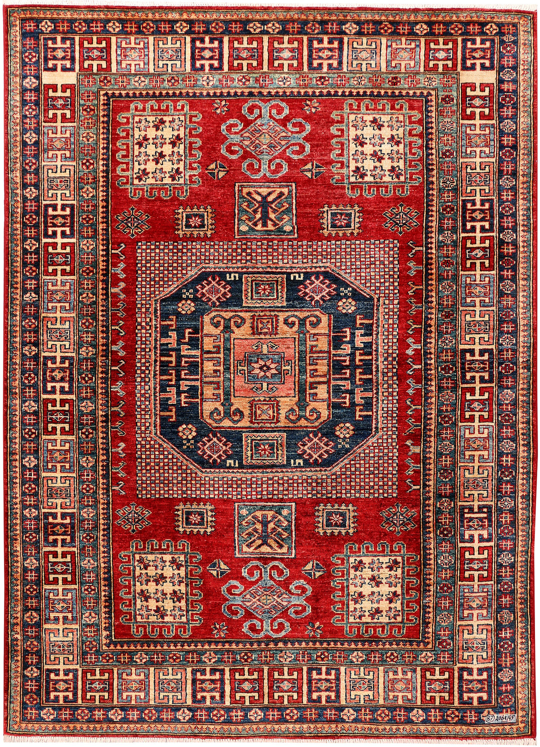 Firebrick Kazak 4' 11 x 6' 9 - No. 47917 - ALRUG Rug Store