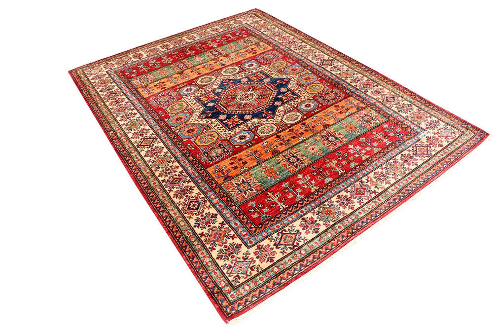 Dark Red Kazak 5' 1 x 6' 9 - No. 47919 - ALRUG Rug Store