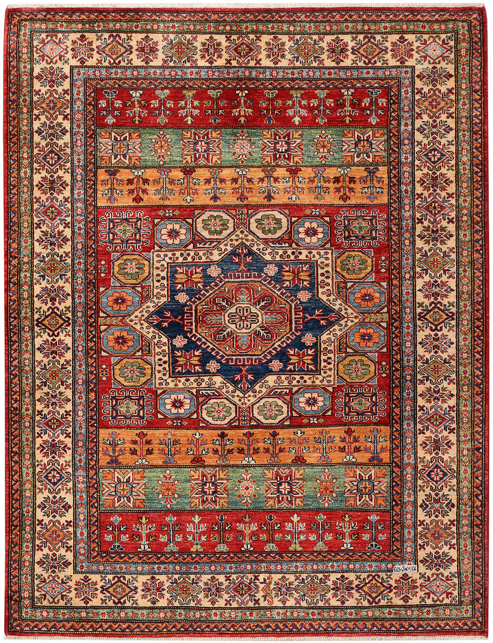 Dark Red Kazak 5' 1 x 6' 9 - No. 47919 - ALRUG Rug Store
