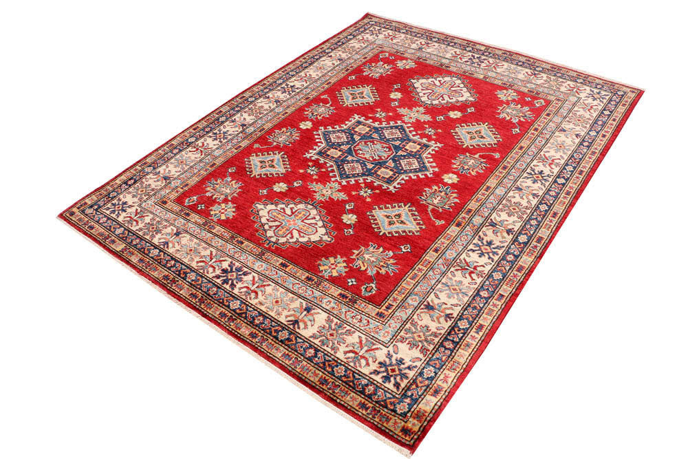 Firebrick Kazak 5' 1 x 6' 9 - No. 47923 - ALRUG Rug Store
