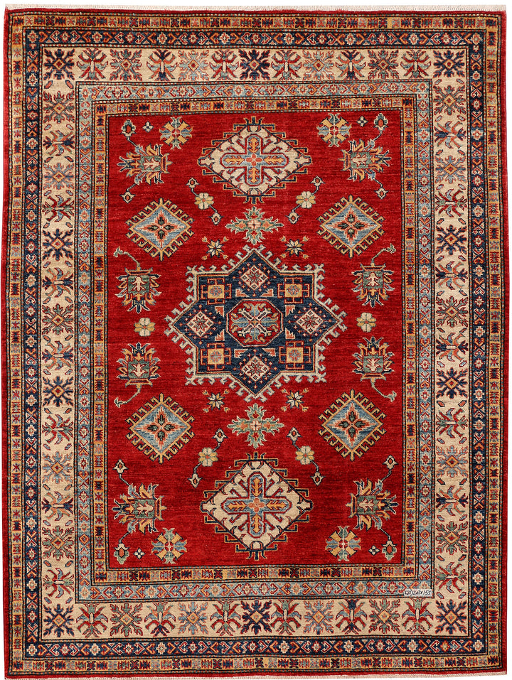 Firebrick Kazak 5' 1 x 6' 9 - No. 47923 - ALRUG Rug Store