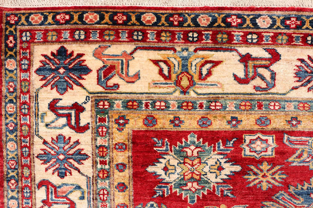 Firebrick Kazak 4' 11 x 6' 6 - No. 47924 - ALRUG Rug Store