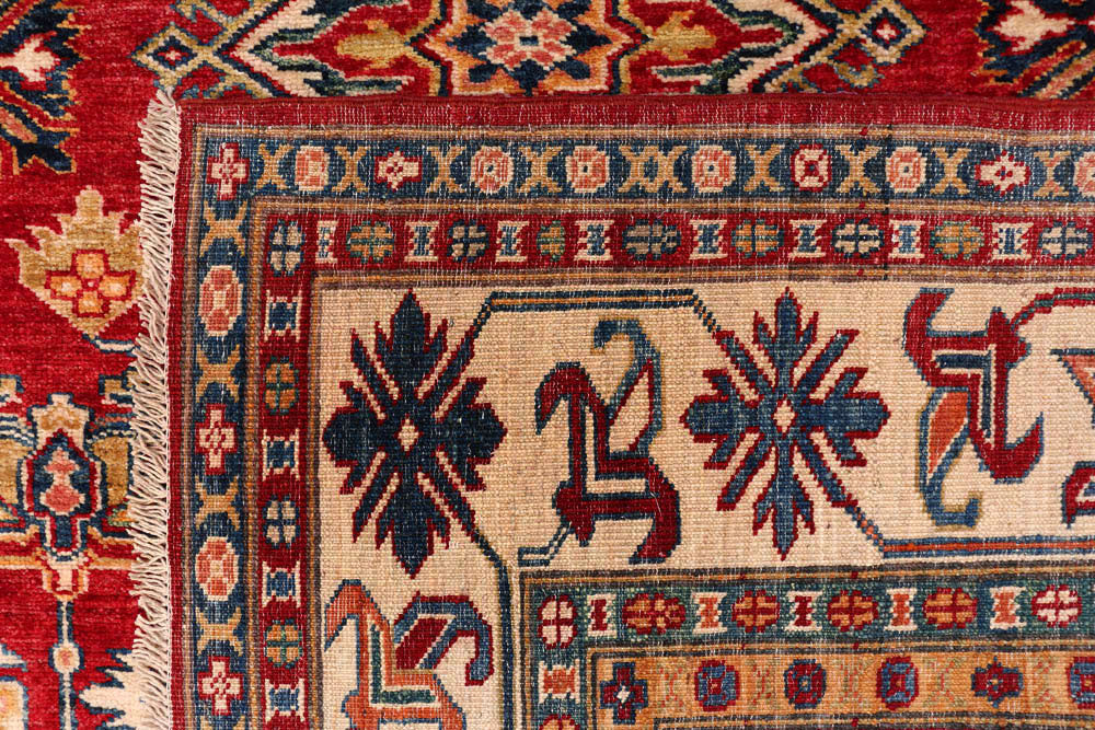 Firebrick Kazak 4' 11 x 6' 6 - No. 47924 - ALRUG Rug Store
