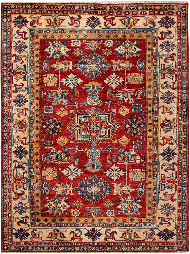 Firebrick Kazak 4' 11 x 6' 6 - No. 47924 - ALRUG Rug Store