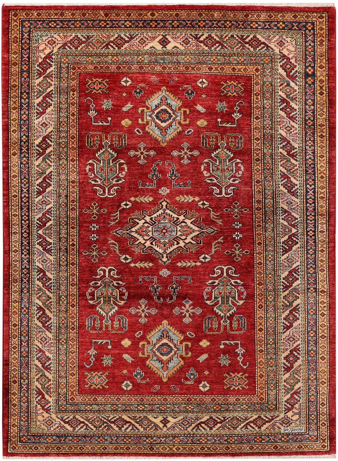 Firebrick Kazak 4' 11 x 6' 11 - No. 47925 - ALRUG Rug Store
