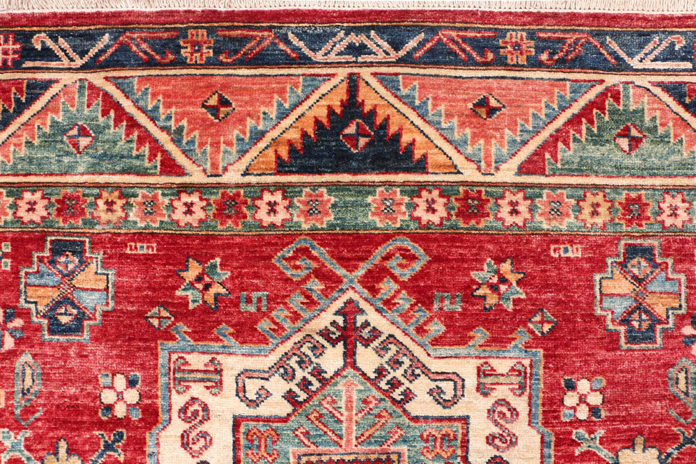 Firebrick Kazak 4' 10 x 7' 8 - No. 47926 - ALRUG Rug Store
