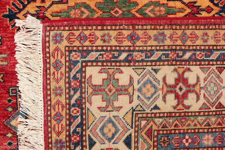 Indian Red Kazak 5' x 6' 6 - No. 47932 - ALRUG Rug Store