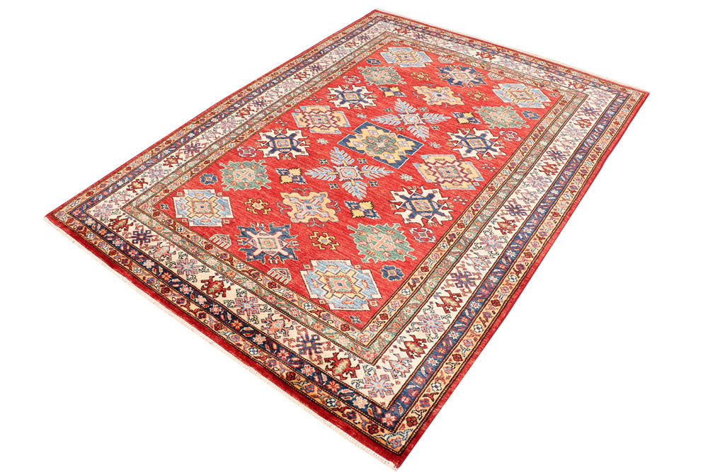 Indian Red Kazak 4' 11 x 6' 9 - No. 47933 - ALRUG Rug Store