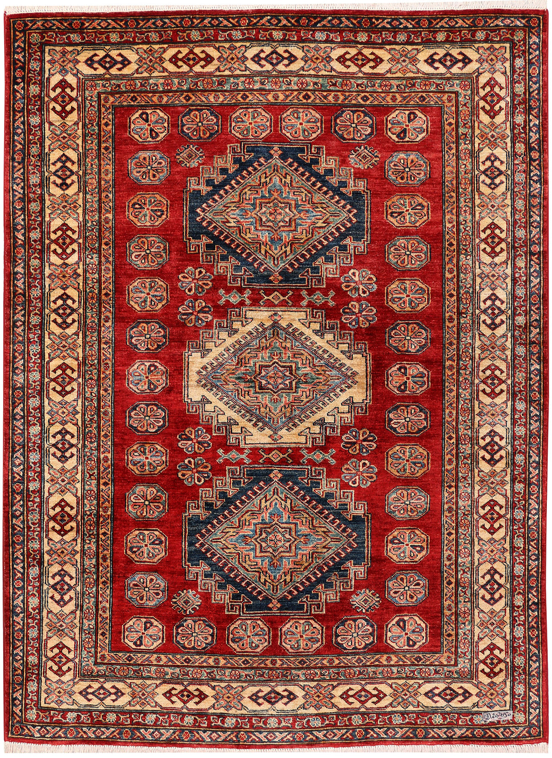 Firebrick Kazak 4' 11 x 6' 9 - No. 47934 - ALRUG Rug Store