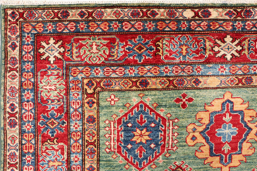 Dark Olive Green Kazak 4' 11 x 6' 9 - No. 47935 - ALRUG Rug Store