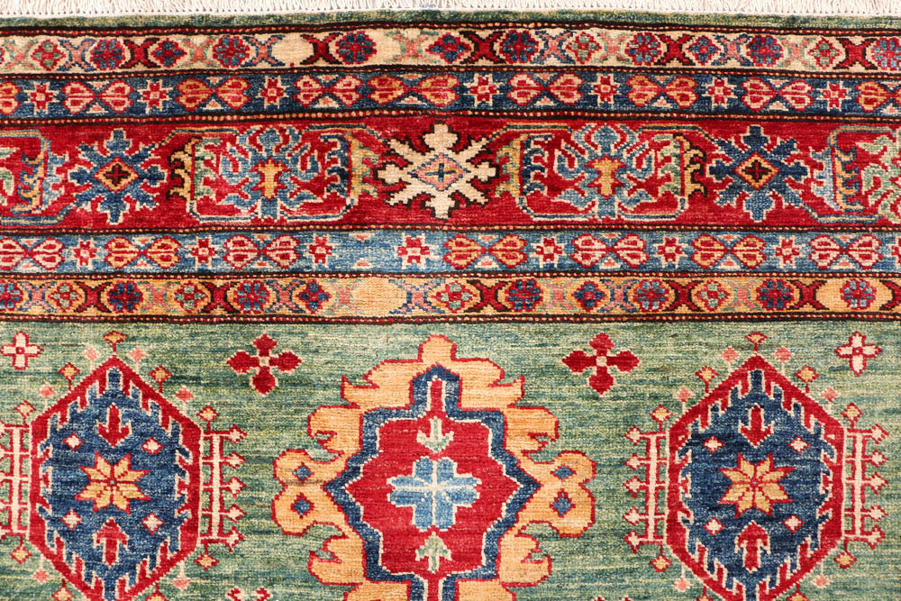 Dark Olive Green Kazak 4' 11 x 6' 9 - No. 47935 - ALRUG Rug Store