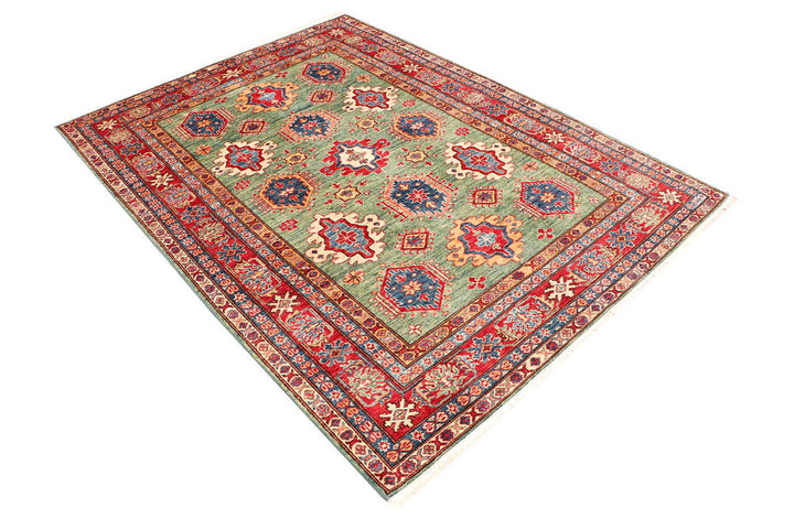 Dark Olive Green Kazak 4' 11 x 6' 9 - No. 47935 - ALRUG Rug Store