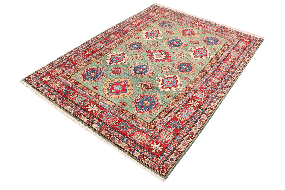 Dark Olive Green Kazak 4' 11 x 6' 9 - No. 47935 - ALRUG Rug Store