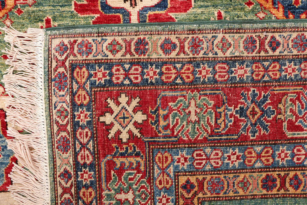 Dark Olive Green Kazak 4' 11 x 6' 9 - No. 47935 - ALRUG Rug Store