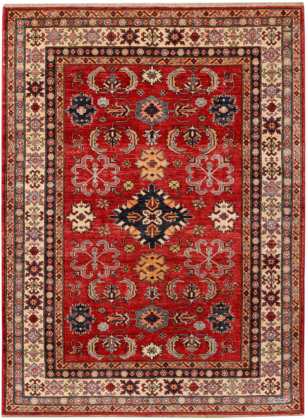 Firebrick Kazak 4' 11 x 6' 9 - No. 47937 - ALRUG Rug Store