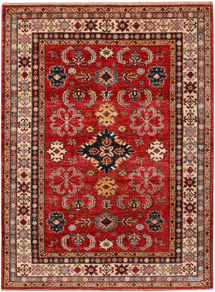Firebrick Kazak 4' 11 x 6' 9 - No. 47937 - ALRUG Rug Store