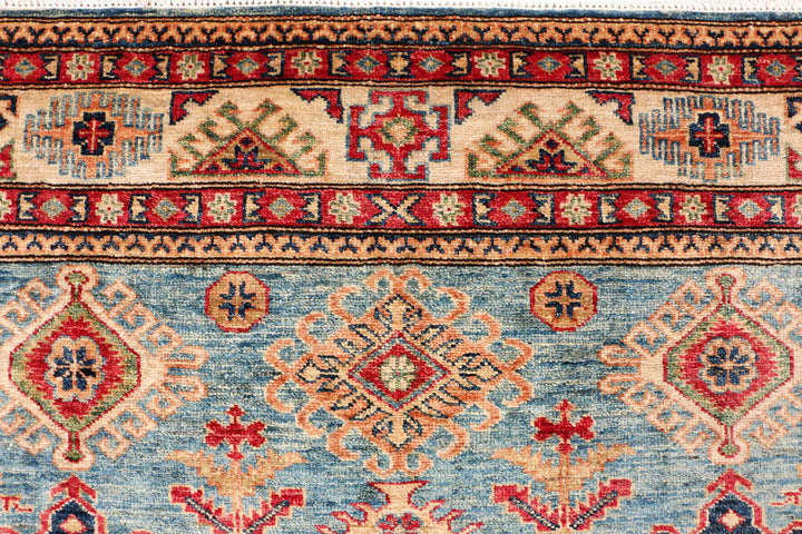 Cadet Blue Kazak 5' x 6' 9 - No. 47939 - ALRUG Rug Store