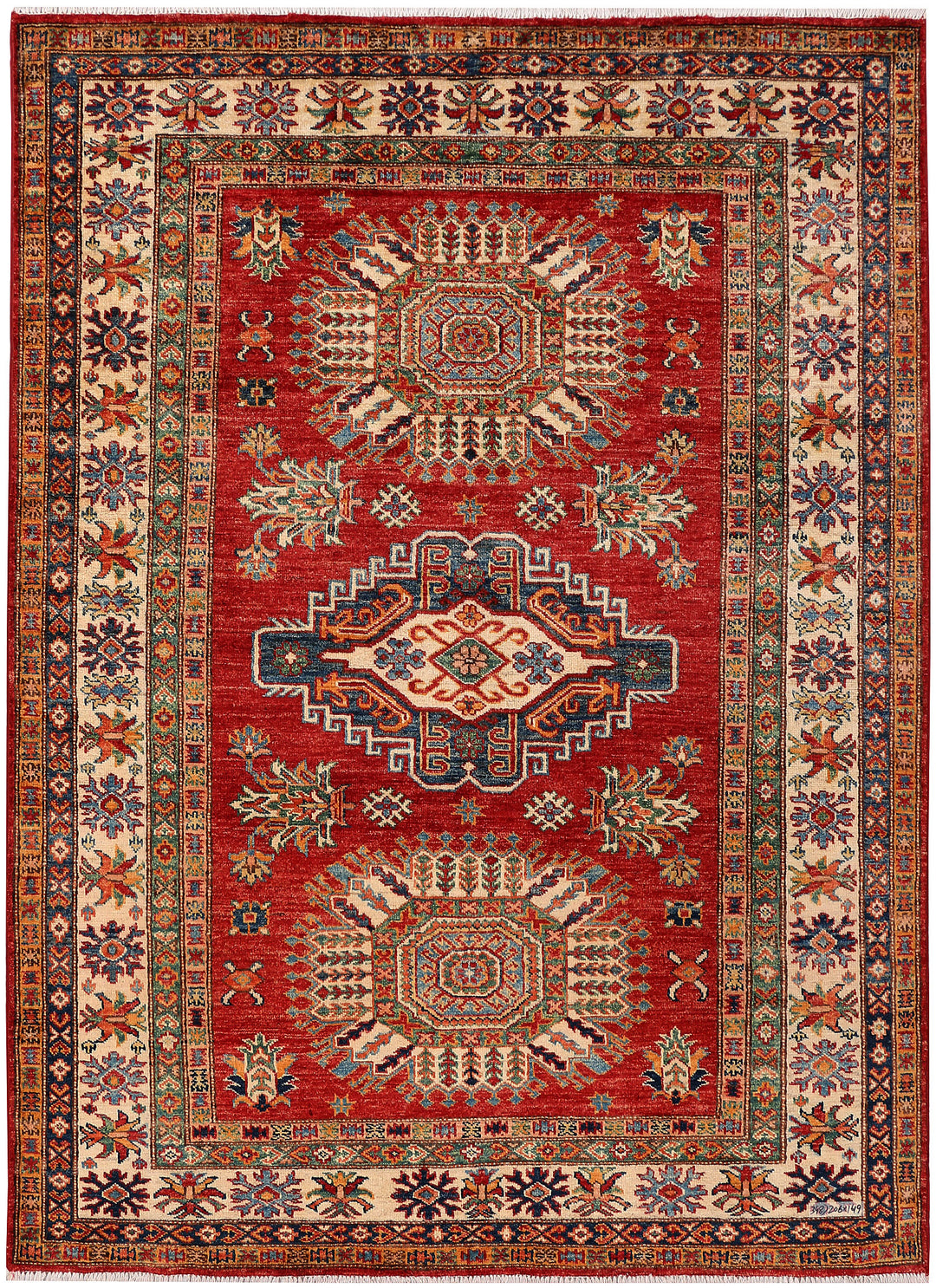 Firebrick Kazak 4' 11 x 6' 9 - No. 47946 - ALRUG Rug Store
