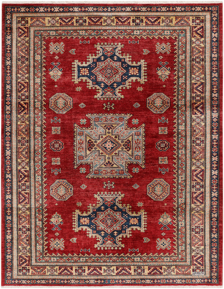 Dark Red Kazak 5' 1 x 6' 6 - No. 47953 - ALRUG Rug Store