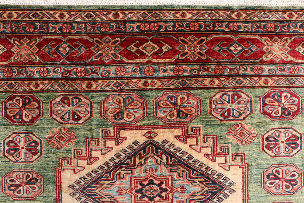 Olivedrab Kazak 4' 11 x 6' 8 - No. 47954 - ALRUG Rug Store
